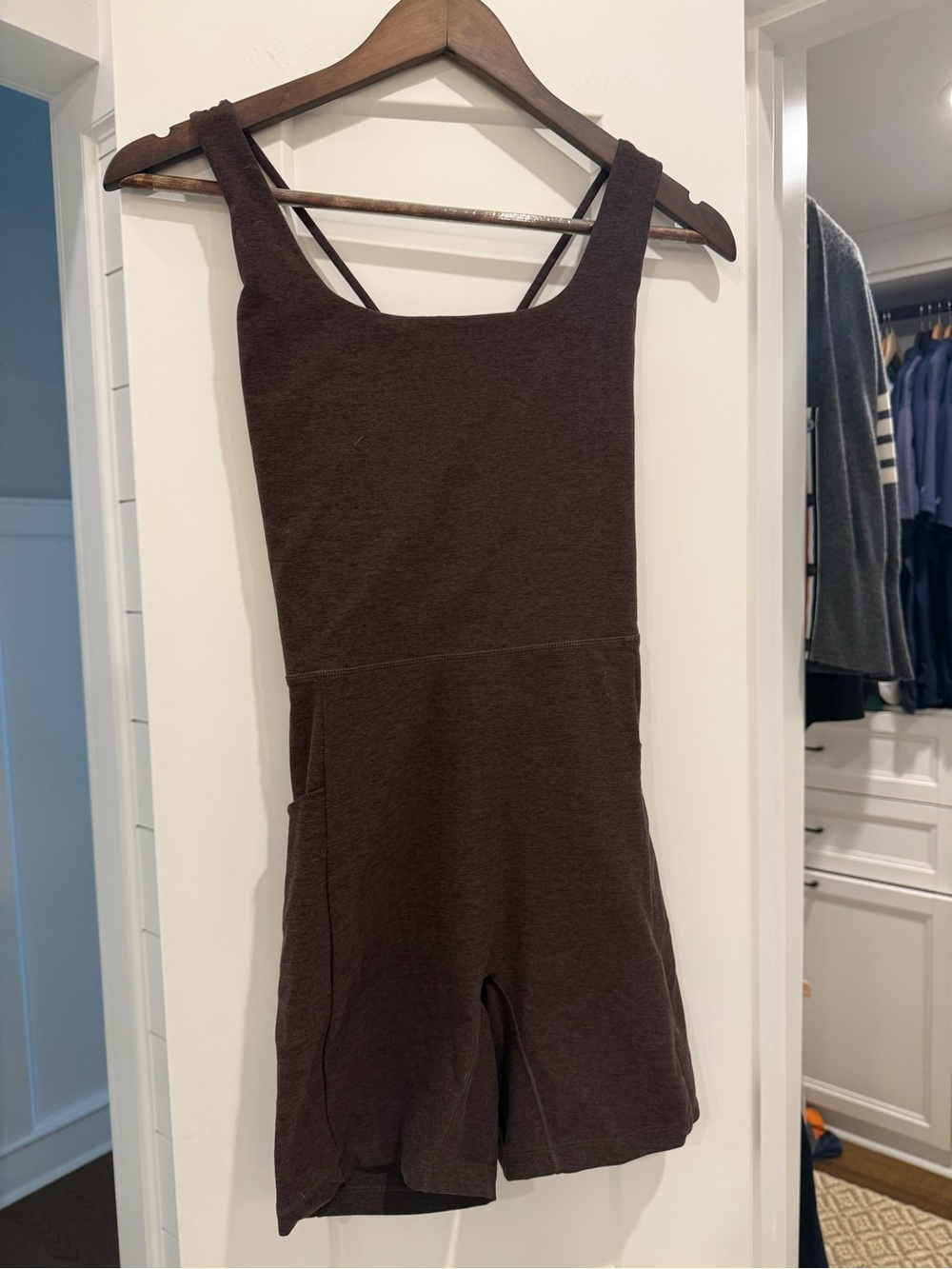 CALIA by Carrie Underwood Brown Short Romper